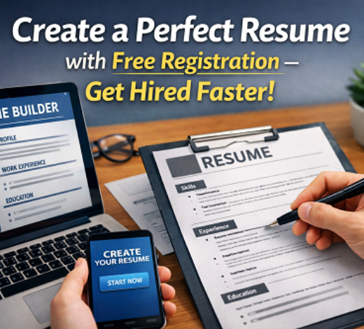 Create a Perfect Resume with Free Registration – Get Hired Faster!